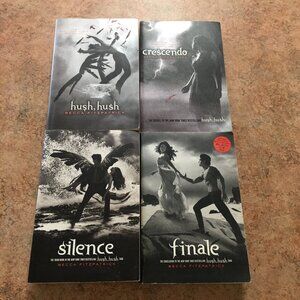 Becca Fitzpatrick hush hush series book bundle
